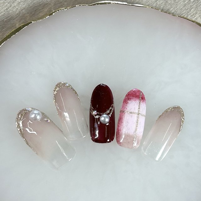 寒い冬はブランケットネイルのホワホワ感に包まれて♡|2024トレンドネイル