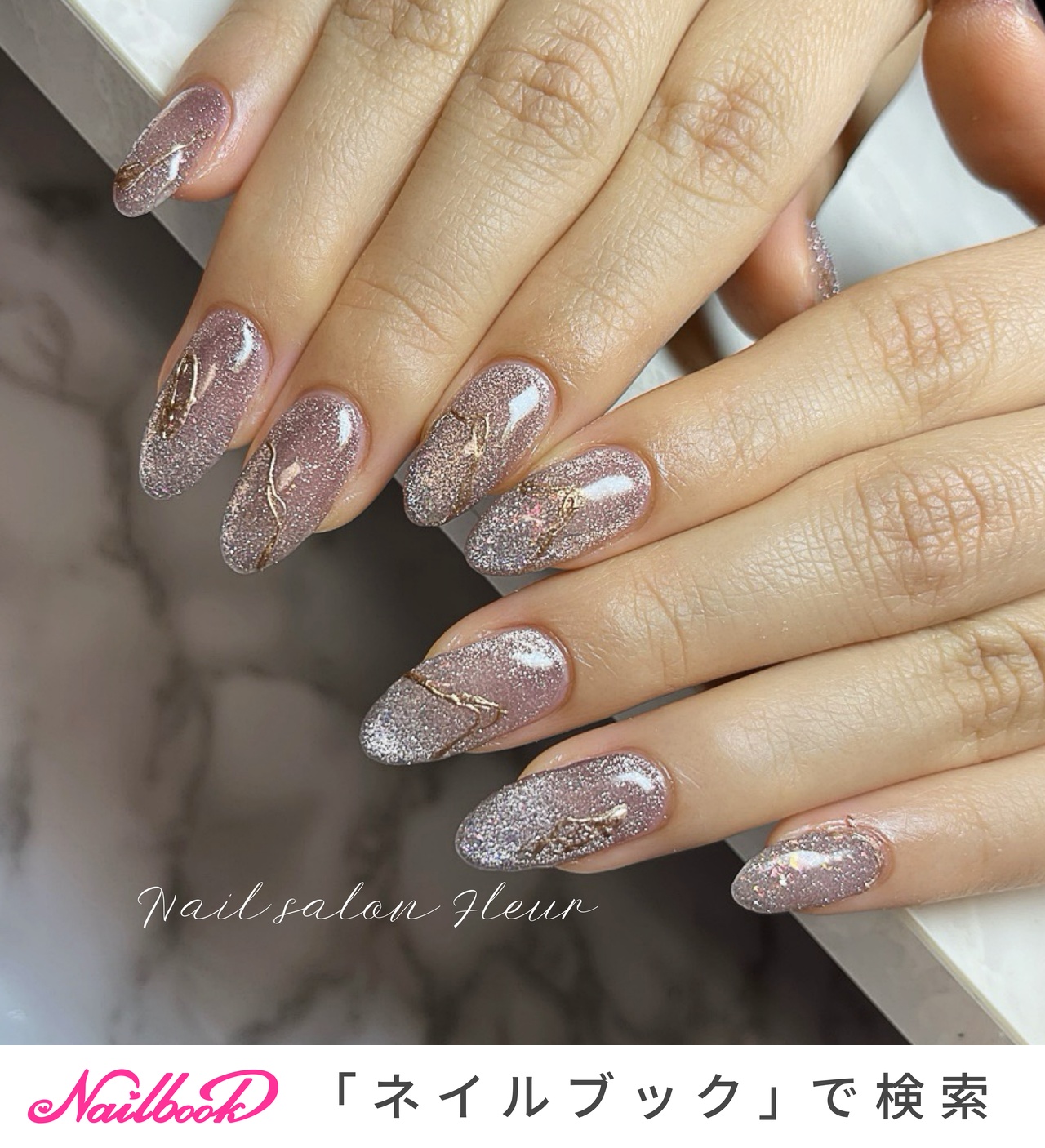 冬/オールシーズン/ハンド/マグネット/ミラー - Nail Fleur_Maki