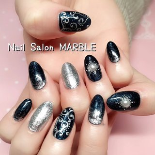 アンティーク/シルバーのネット予約できるネイルデザイン(5ページ目  