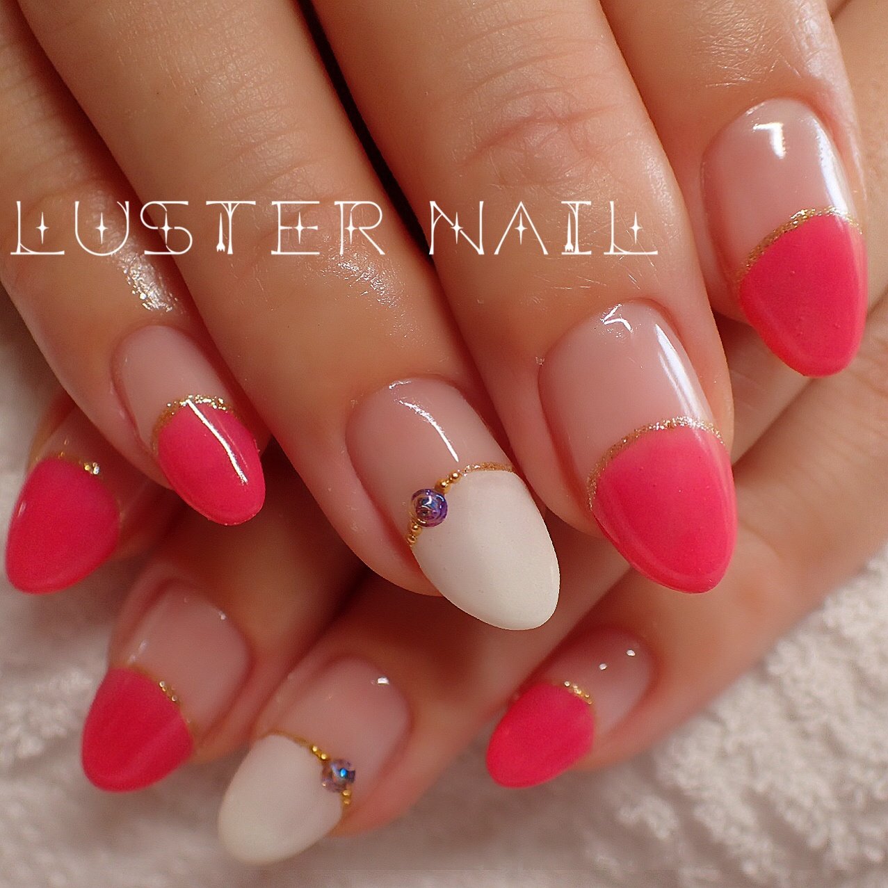 夏 オールシーズン デート 女子会 ハンド Lusternailのネイルデザイン No ネイルブック