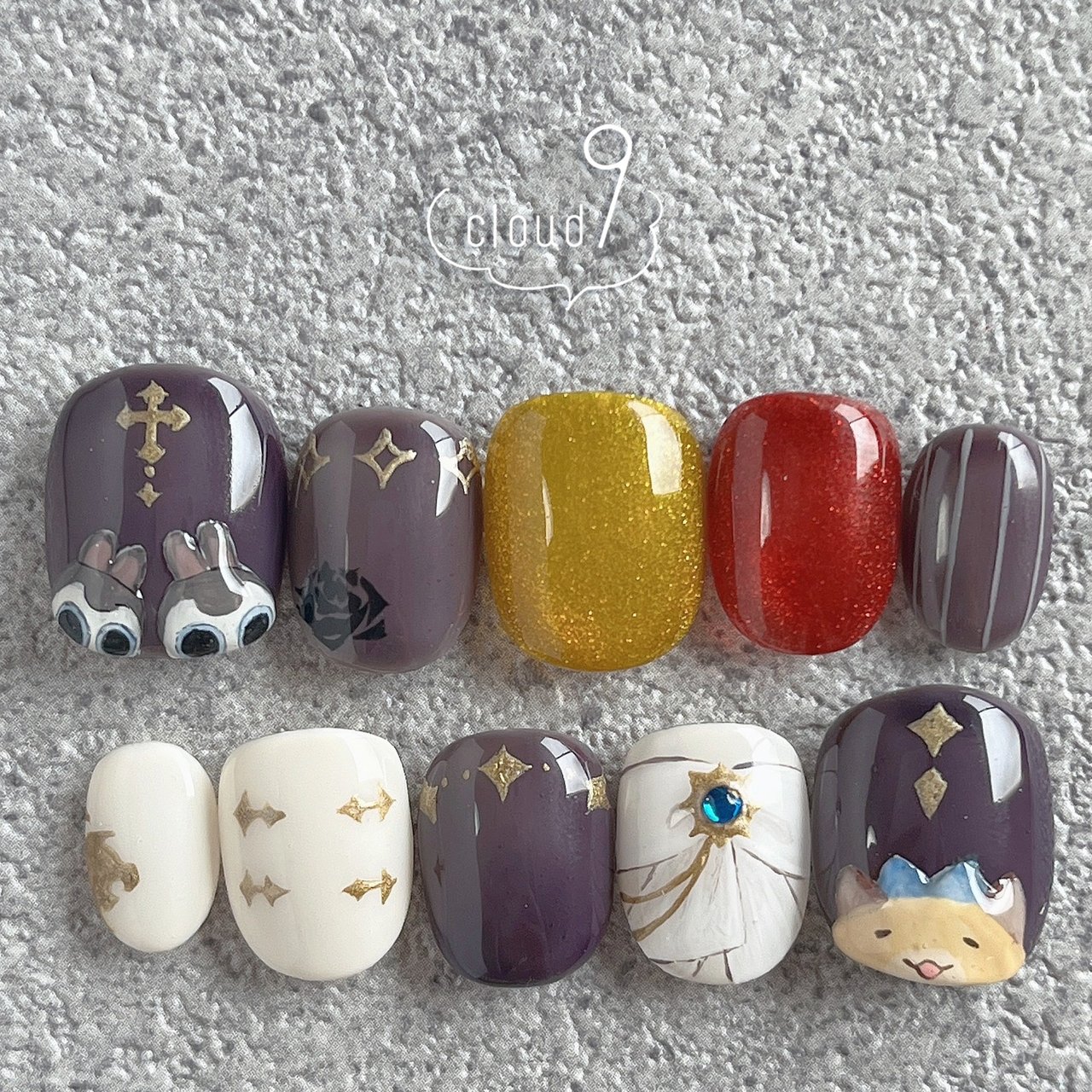 旅行/ライブ/女子会/推し活/ハンド - 平松ありさのネイルデザイン[No