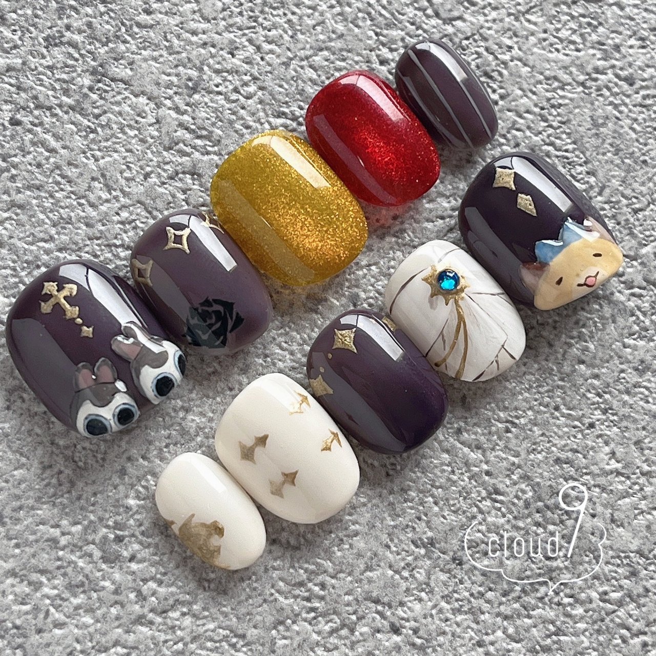 旅行/ライブ/女子会/推し活/ハンド - 平松ありさのネイルデザイン[No