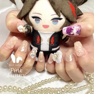 k♡channail♛自筆痛ネイル♛ | #にじさんじ #三枝明那