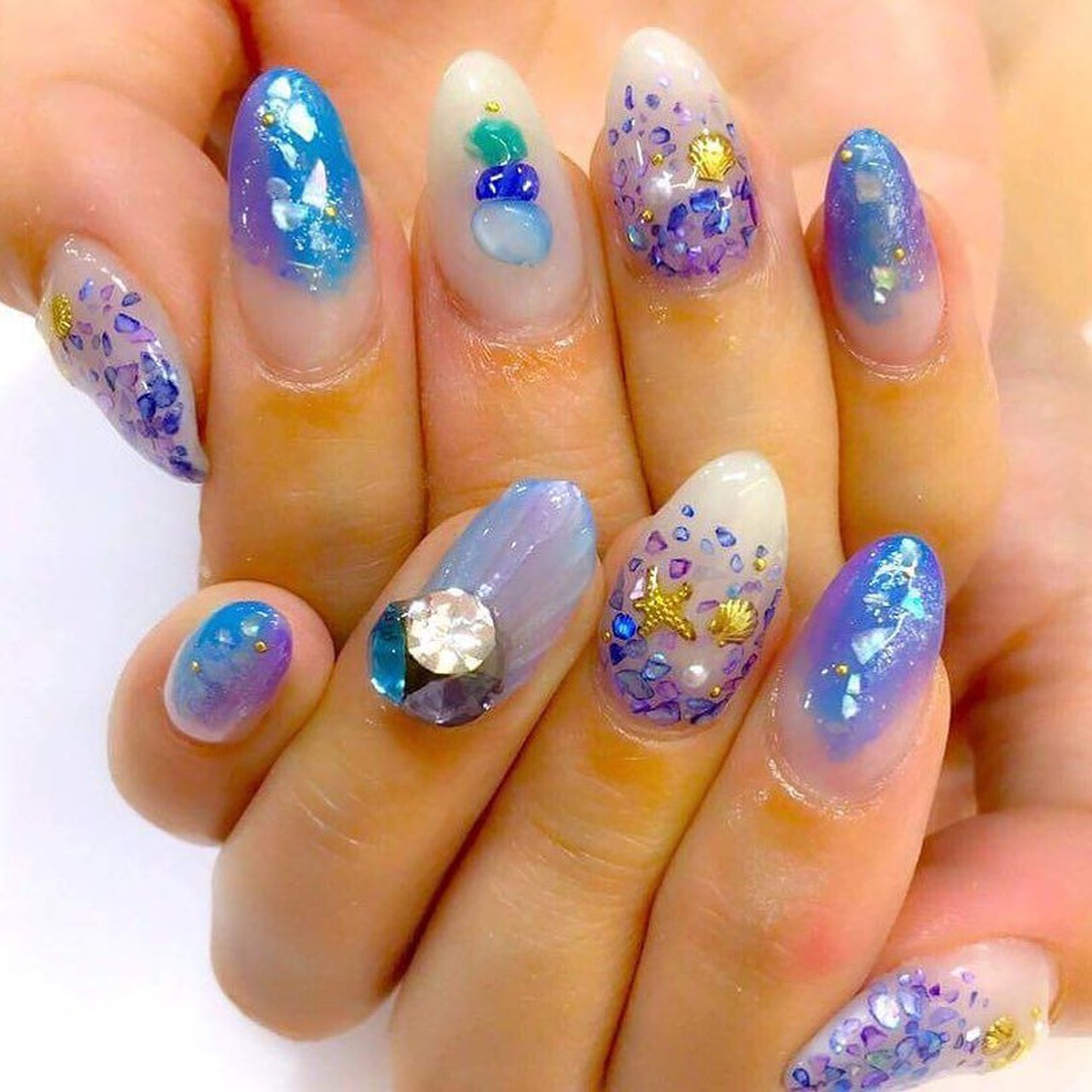 夏 パーティー デート 女子会 ハンド Nailsgogo Shibuya Nailsalonのネイルデザイン No ネイルブック