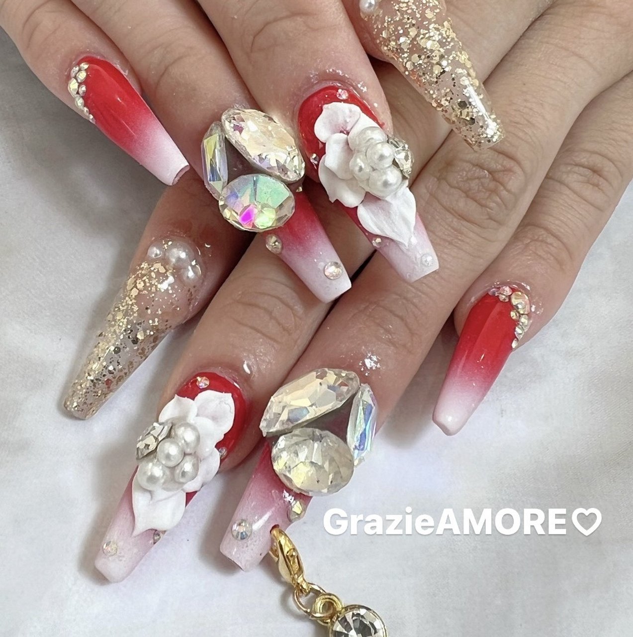 Grazie AMOREのネイルデザイン[No.8546800]｜ネイルブック