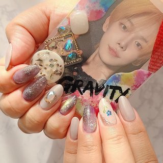 実来 ネイルチップ フルオーダー TXT モチーフネイル 6種類
