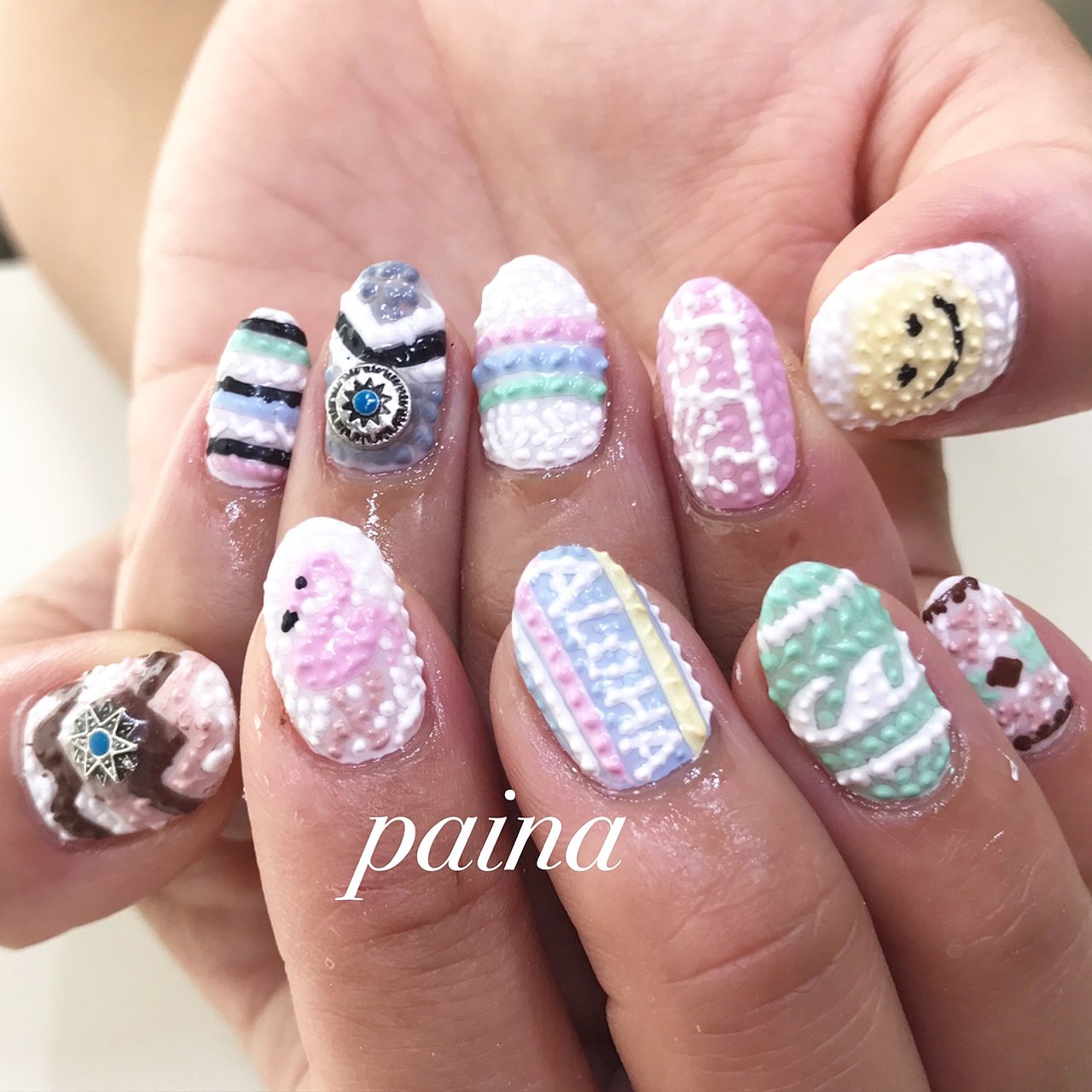 夏 旅行 海 リゾート ハンド 越谷市 ネイルパイナ Nailpainaのネイルデザイン No ネイルブック