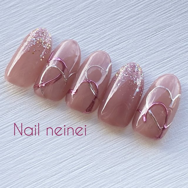 想いよとどけ！ハートモチーフのバレンタインネイル|2024トレンドネイル