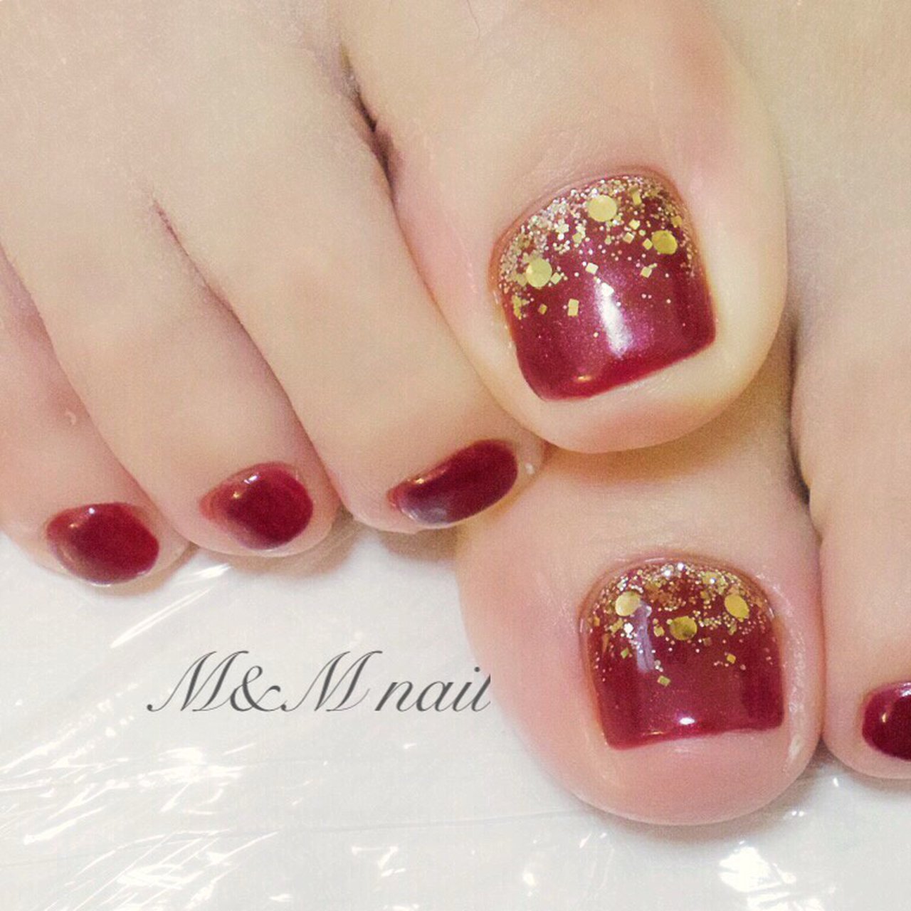 オールシーズン 海 リゾート フット ショート 桜坂ネイルサロンmのネイルデザイン No ネイルブック
