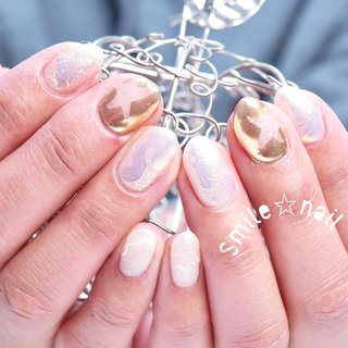 お花×宇宙のお星様リング•*¨*•.¸¸☆*・゜ お花×宇宙のお星様リング•*¨*•.¸¸☆