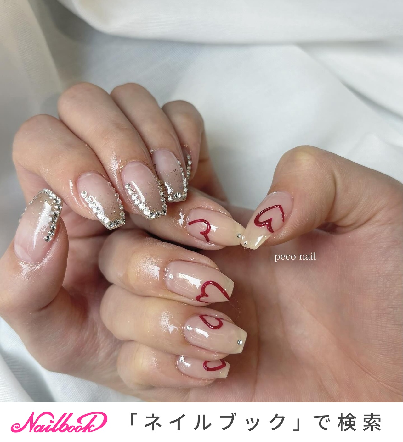 成人式/シンプル/フレンチ/ネイルチップ - peco nailのネイルデザイン