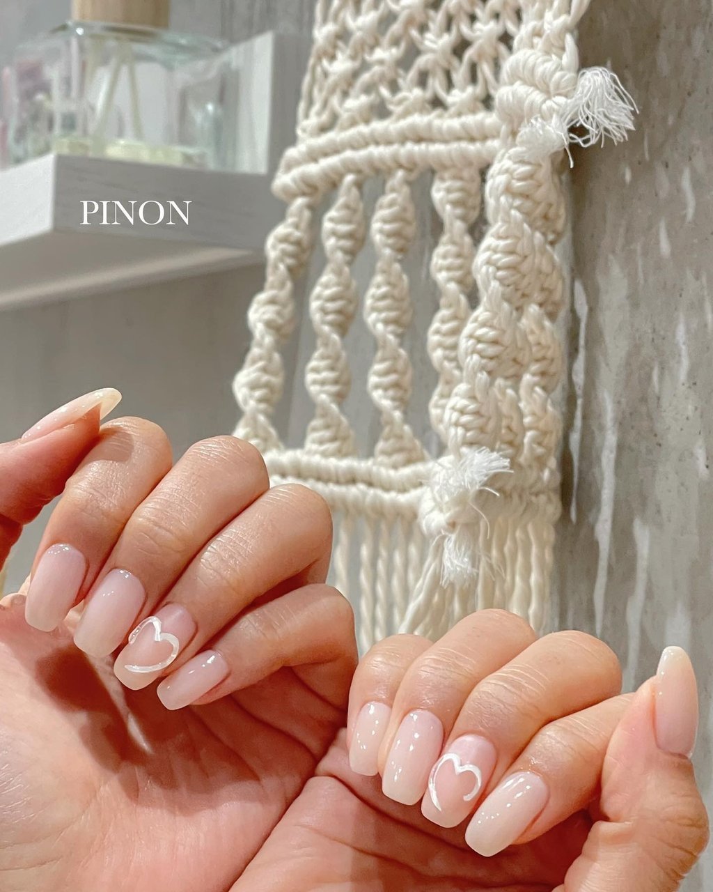 バレンタイン/ハンド/ハート/ぷっくり/ホワイト - 都内/ 綾瀬 / pinon