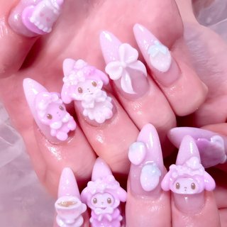 おすすめ順｜スカルプチュア/バースデーネイルのネイルデザイン  