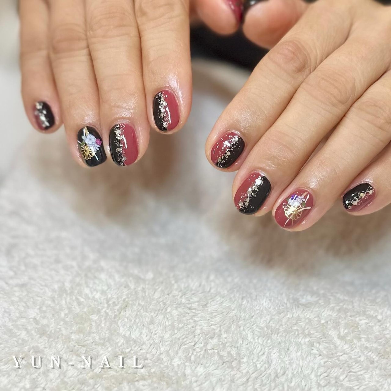 お正月/旅行/浴衣/パーティー/シンプル - YUN-NAILのネイルデザイン[No yun様付け爪確認用