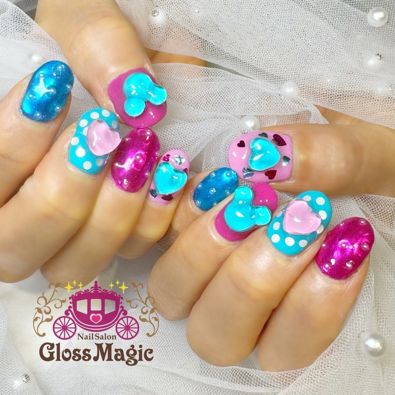 冬/リゾート/推し活/ハンド/3D - YUN 💅のネイルデザイン[No.8586903