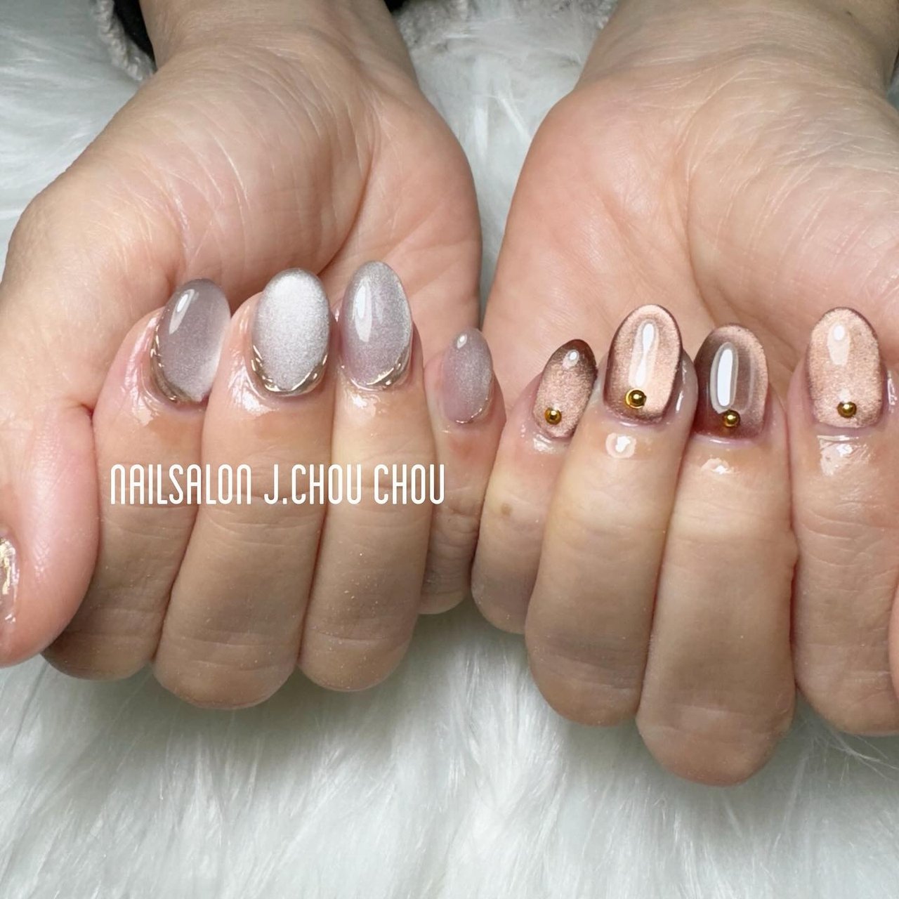 シンプル/マグネット/ジェルネイル - J.chou-chou.NAILのネイル