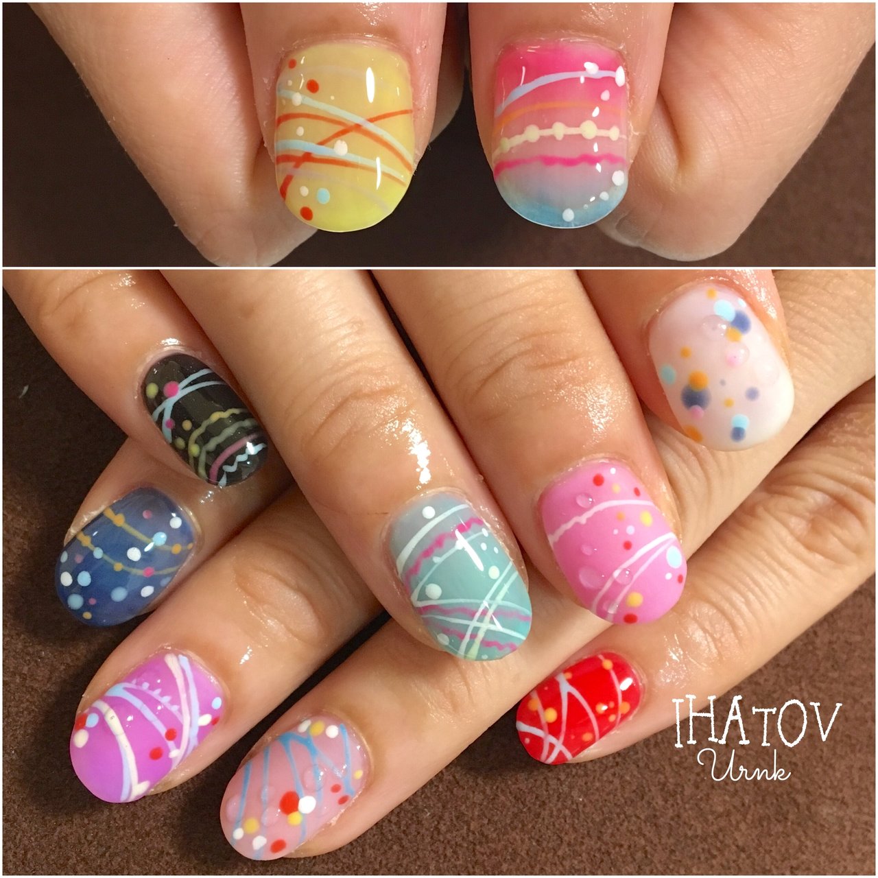 夏 海 浴衣 ライブ ハンド Ihatov Nailarts のネイルデザイン No ネイルブック