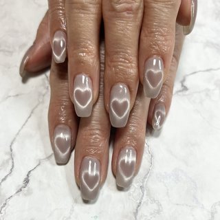 2024年】新着順｜ハート/#ﾏｸﾞﾈｯﾄﾈｲﾙのネイルデザイン(108ページ目  