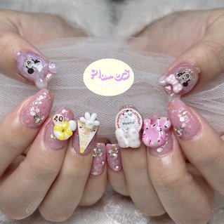 レトロミッキーマウス☆ネイルパーツ