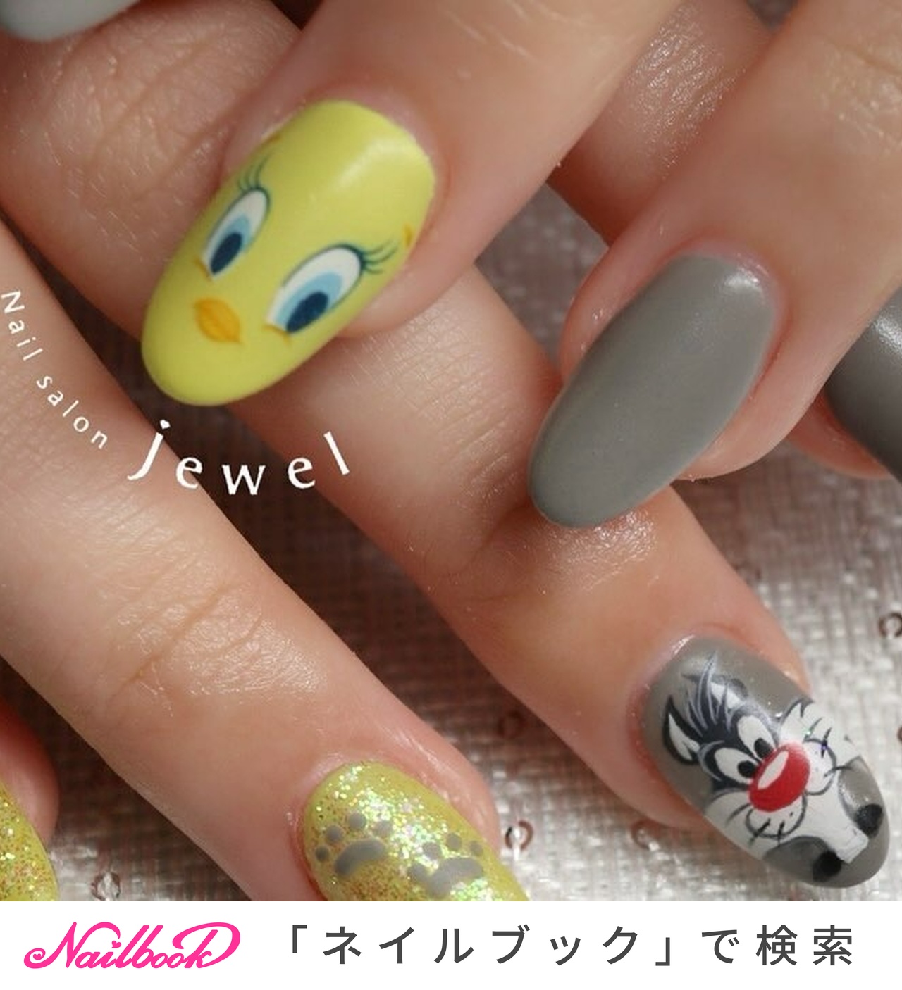 TOMY  ネールアート how to🐳更新中 @to_ma_nail （𝕒𝕤𝕪𝕞𝕞𝕖𝕥𝕣𝕪） 左右非対称