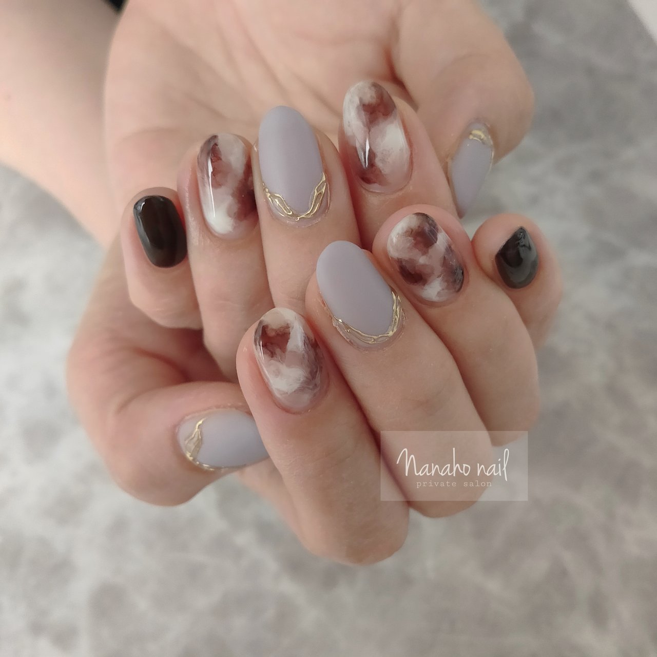 秋/冬/バレンタイン/ハンド/ニュアンス - Nanaho☆nail(大阪府八尾市