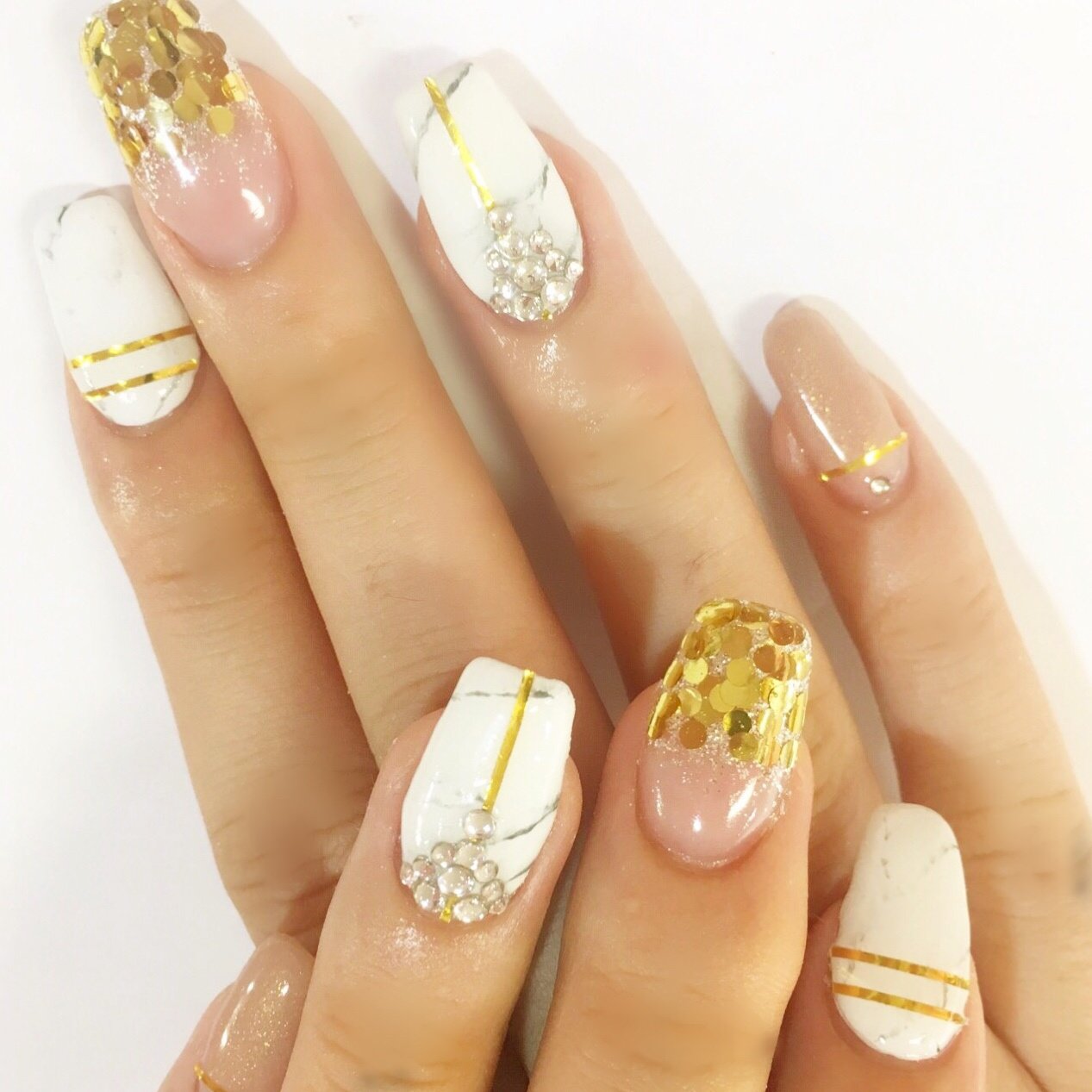 夏 入学式 オフィス 女子会 ハンド Nailsgogo Shibuya Nailsalonのネイルデザイン No ネイルブック