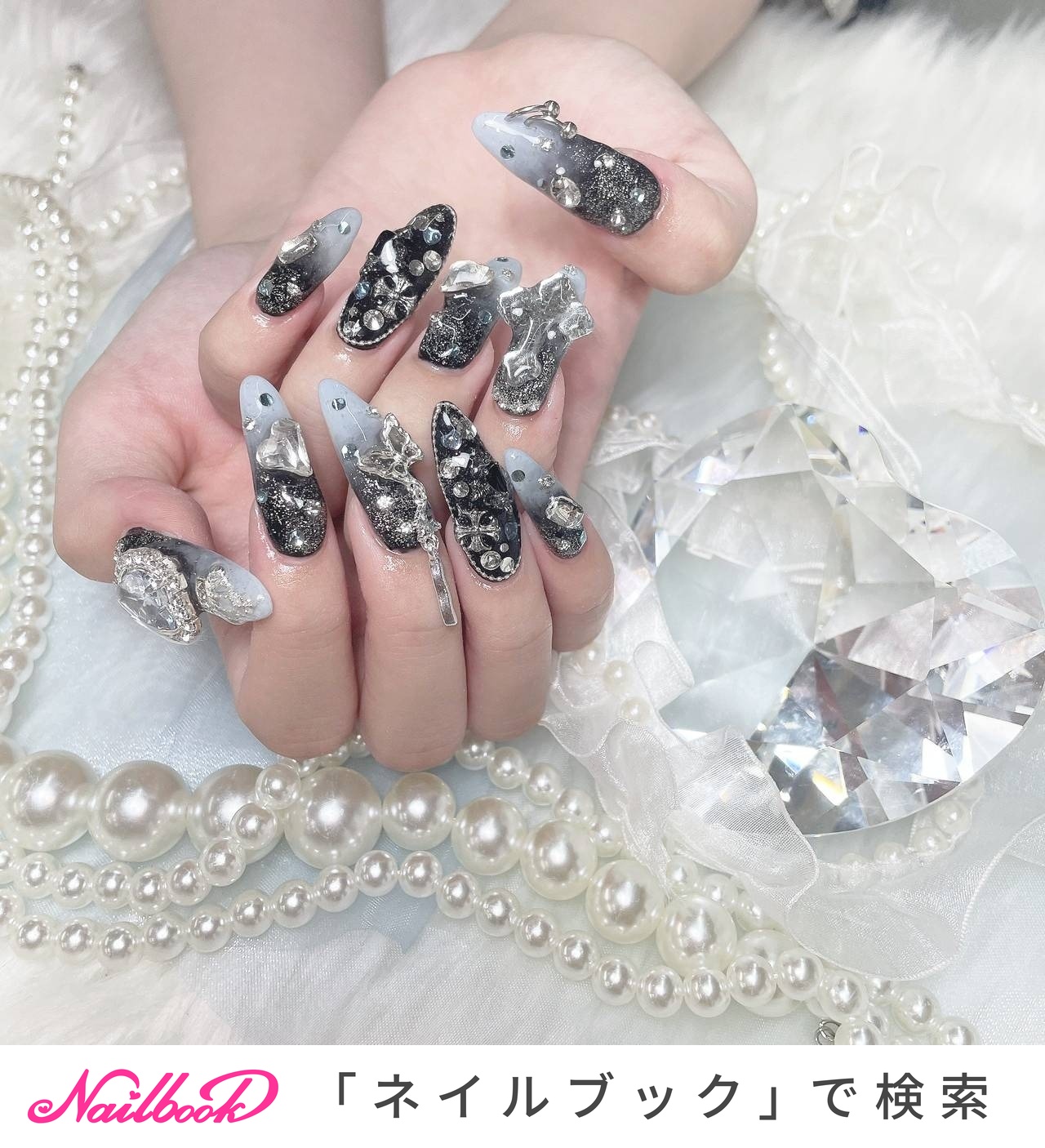 mmちゃん 青色グラデーションデザイン 夏/ハンド/グラデーション/マーメイド/水色 - 桜ネイルサロンのネイル