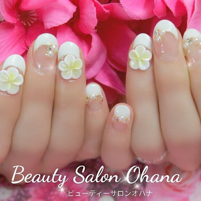 夏 海 オフィス ブライダル ハンド Beautysalon Ohanaのネイルデザイン No ネイルブック