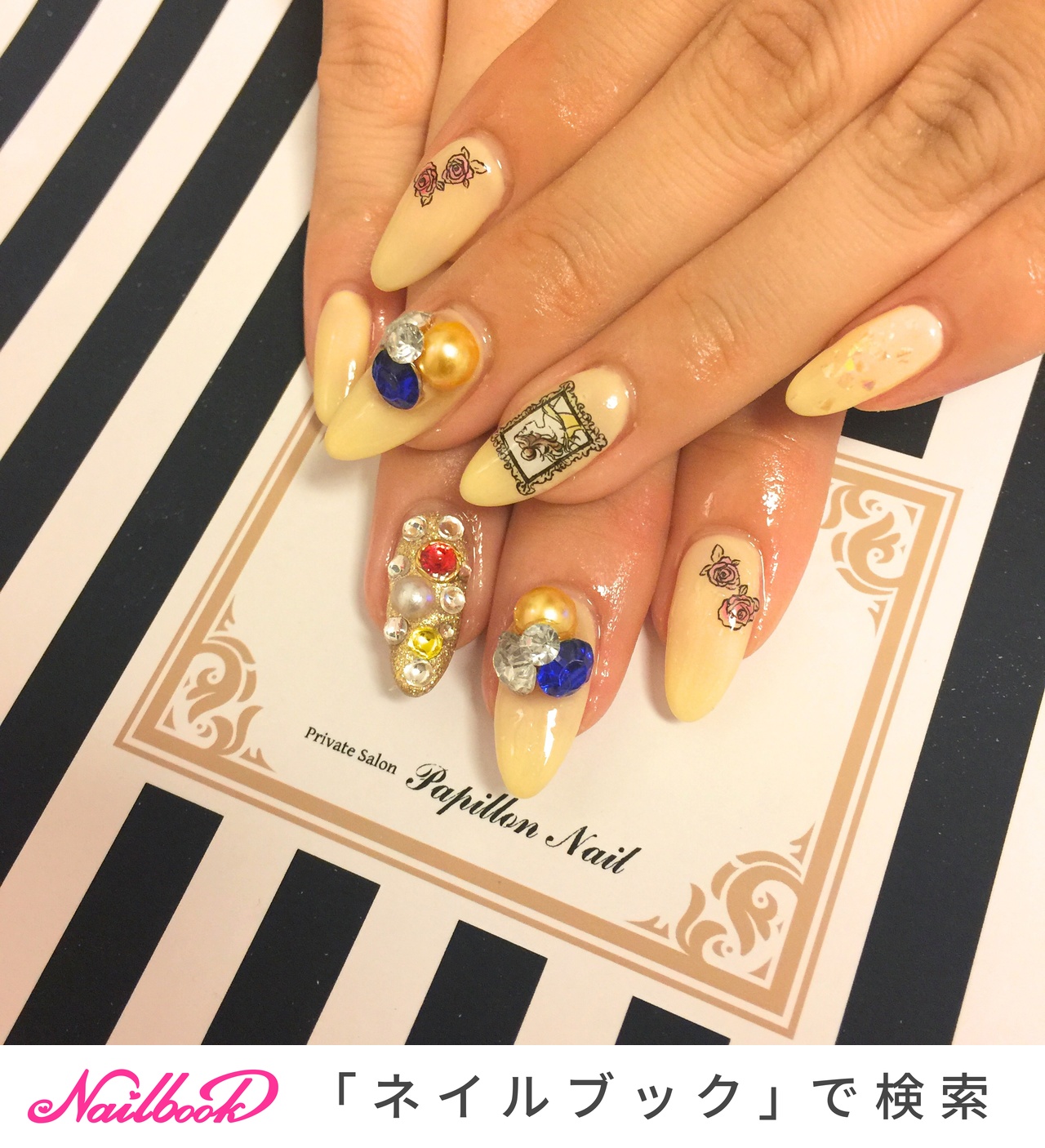 オールシーズン 旅行 ハンド キャラクター 3d プライベートネイルサロン Papillonnailのネイルデザイン No ネイル ブック