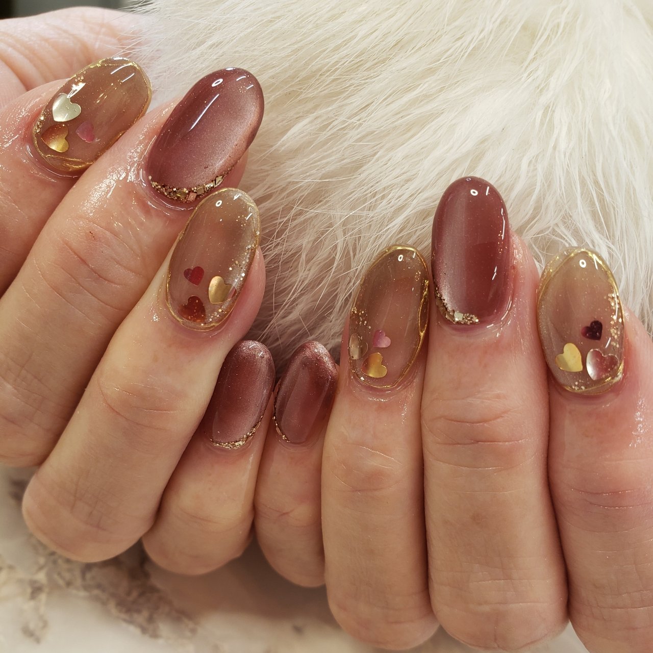 バレンタイン/ハンド/ハート/マグネット/ミラー - R-NAIL BEAUTY SALON