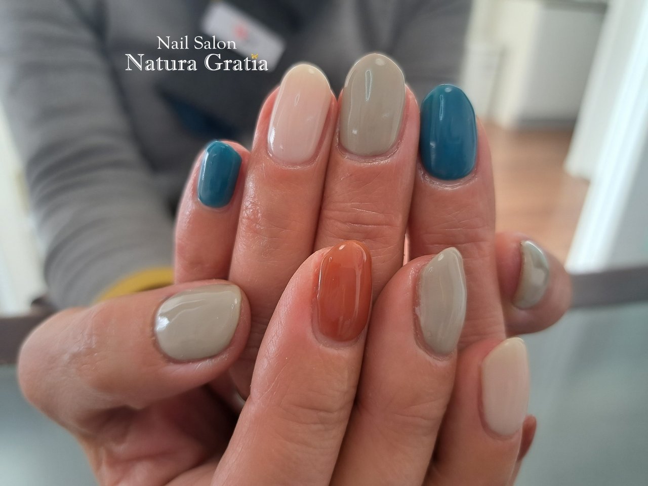 ネイル 秋/冬/ハンド/個性派/オレンジ - Mizutani Tomokoのネイルデザイン[No