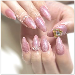 ハート/パール/ユニコーンのネイルデザイン｜ネイルブック 