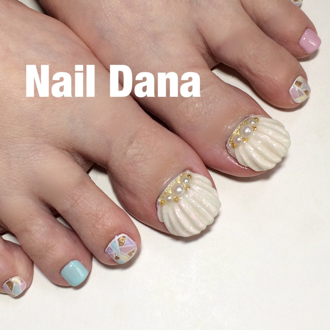 夏 旅行 海 リゾート フット Nail Danaのネイルデザイン No ネイルブック