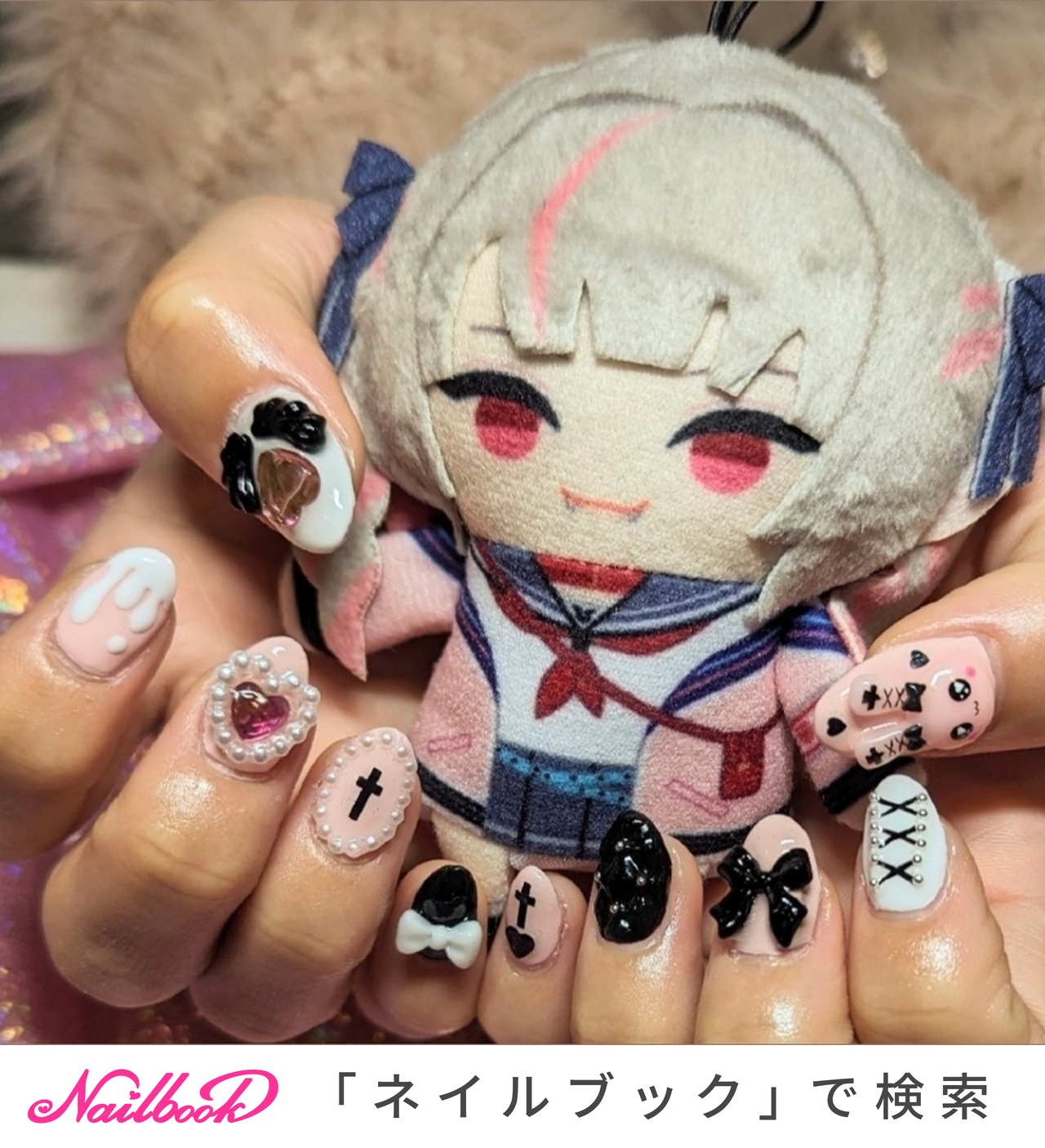 【推し活ネイル】 ※再投稿 推し活ネイル✨ Aqua TimezとHey! Say! JUMPのライブを観に行かれる