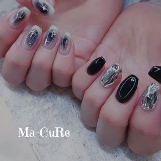 人気順｜チーク/#ブラックネイル⁣のネイルデザイン｜ネイルブック