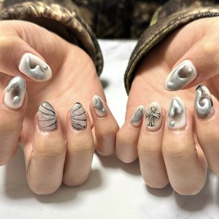 2026年】新着順｜クロムハーツネイルのネイルデザイン(50ページ目