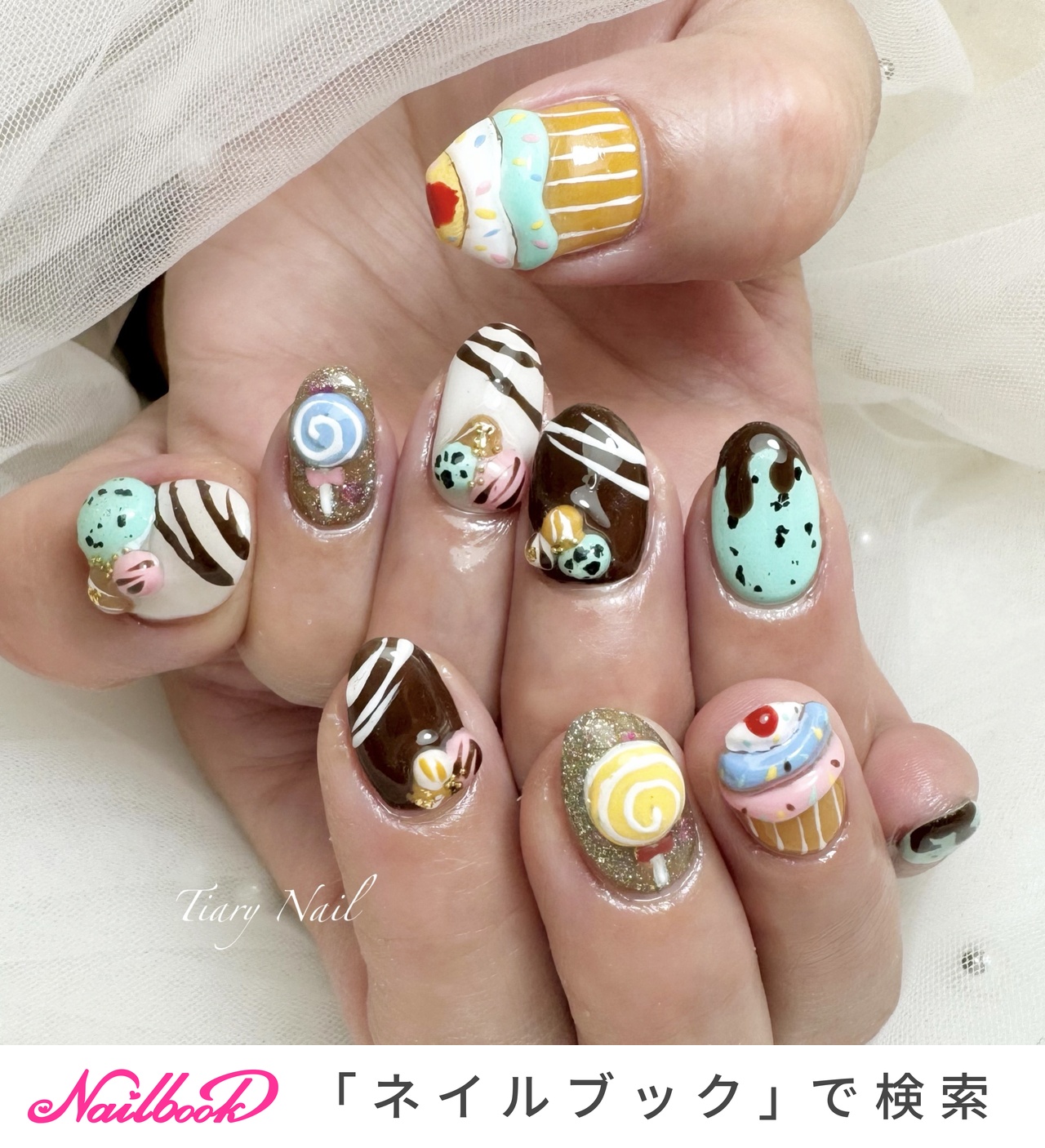 おすすめ順｜個性派ネイル(個性派)/#カップケーキのネイルデザイン