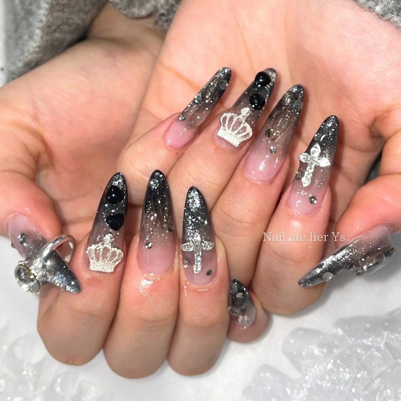 秋/ツイード/ニュアンス/オーロラ/ちゅるん - Nail Atelier Y'sの