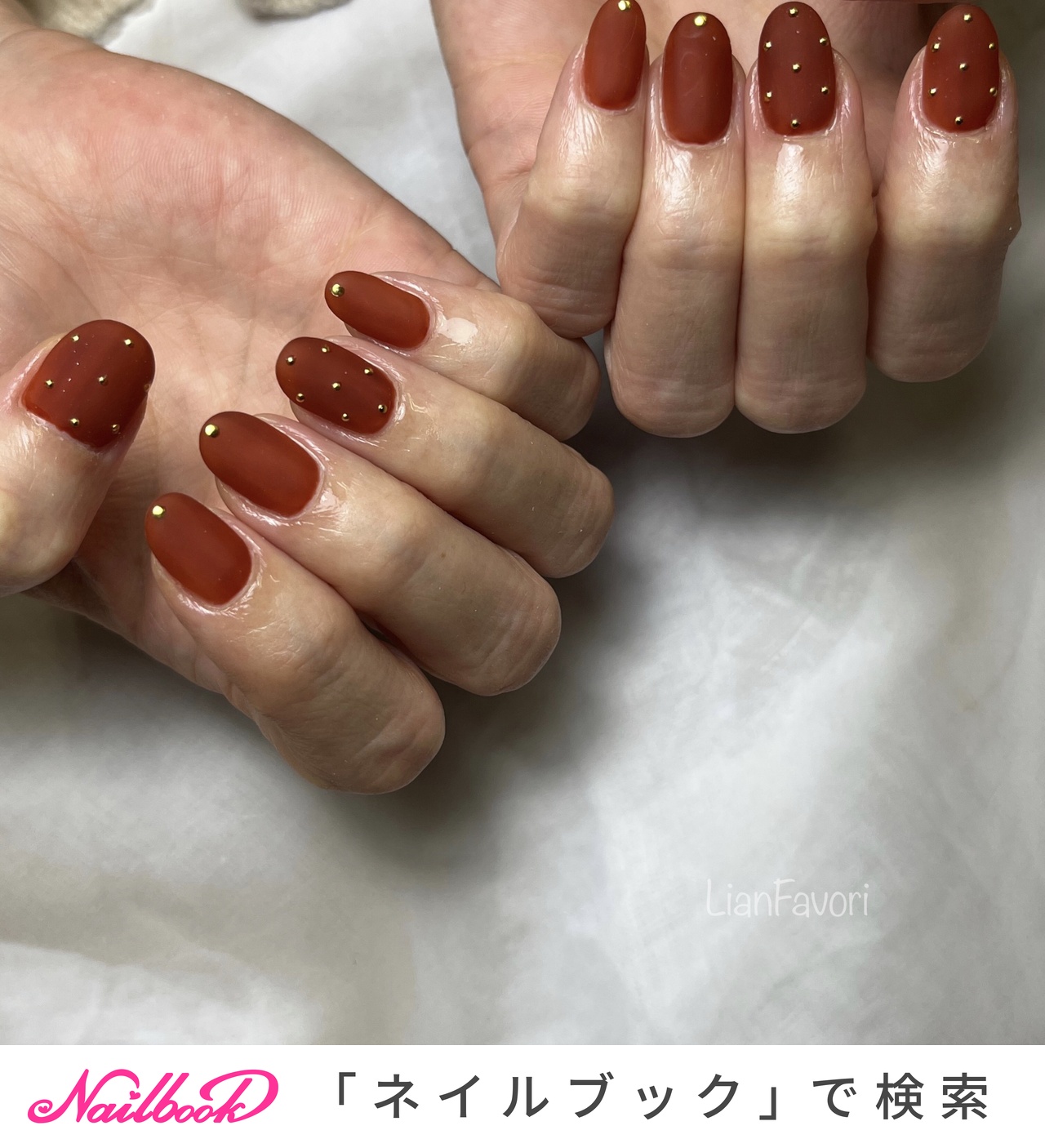 ネイルデザイン AIOT MA-1ver.BOA クッションカバー オールシーズン/ハンド/ビジュー/ワンカラー/マット - Lian