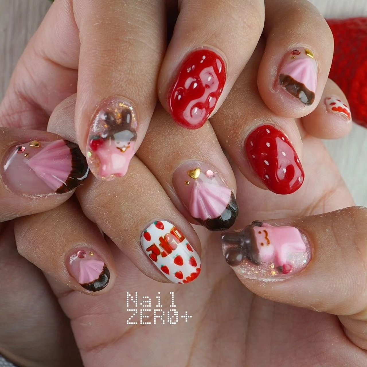 バレンタイン/パーティー/デート/ハンド/3D - 塩見隼人 [池袋]ネイル