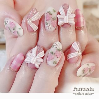 ギンガムチェックのネイルデザイン(8ページ目)｜ネイルブック 