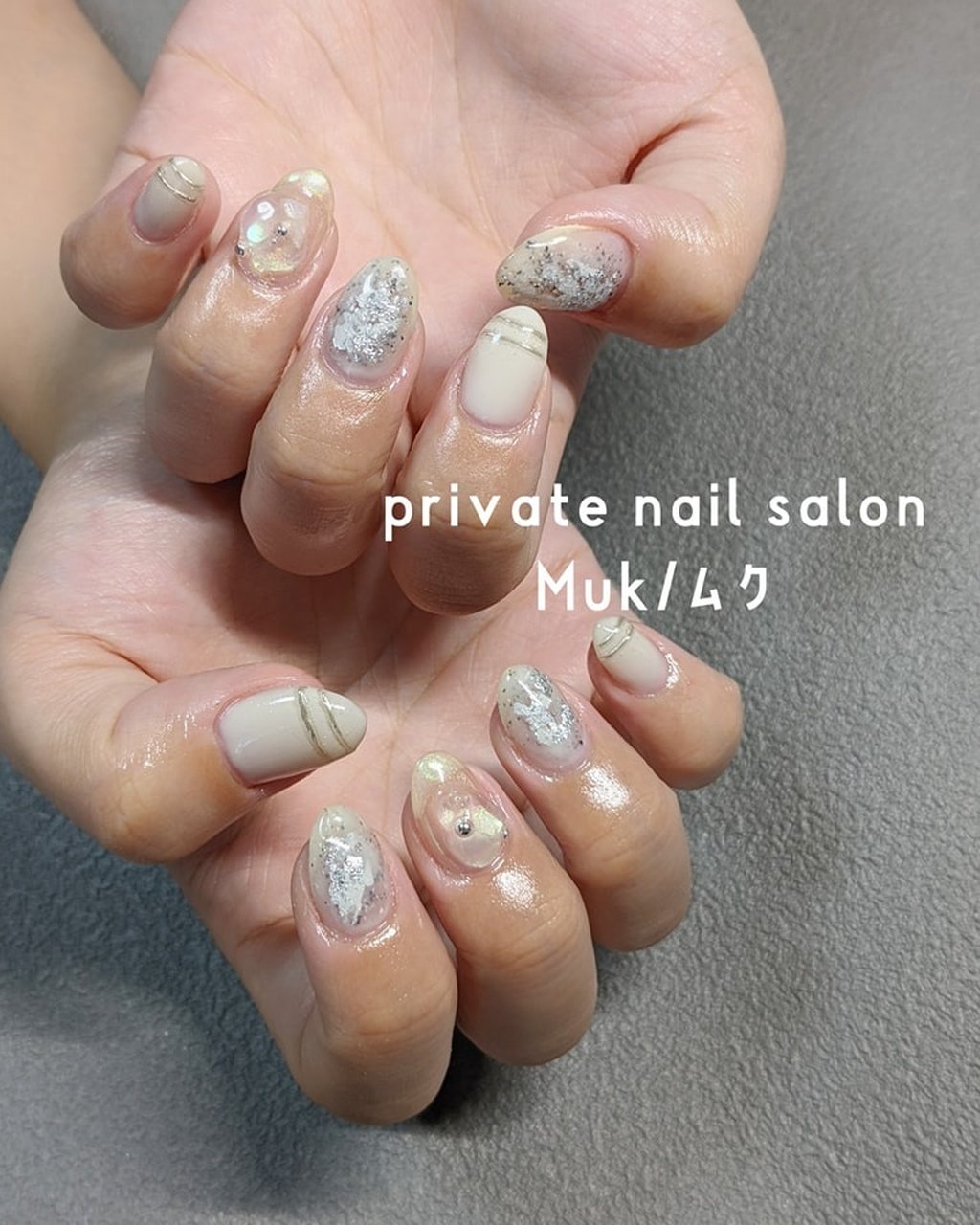 冬/オールシーズン/ブライダル/デート/ハンド - privatenailsalon_Muk