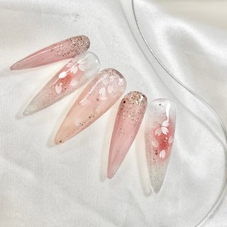 人気順｜チーク/桜/ワンホンネイルのネイルデザイン｜ネイルブック 