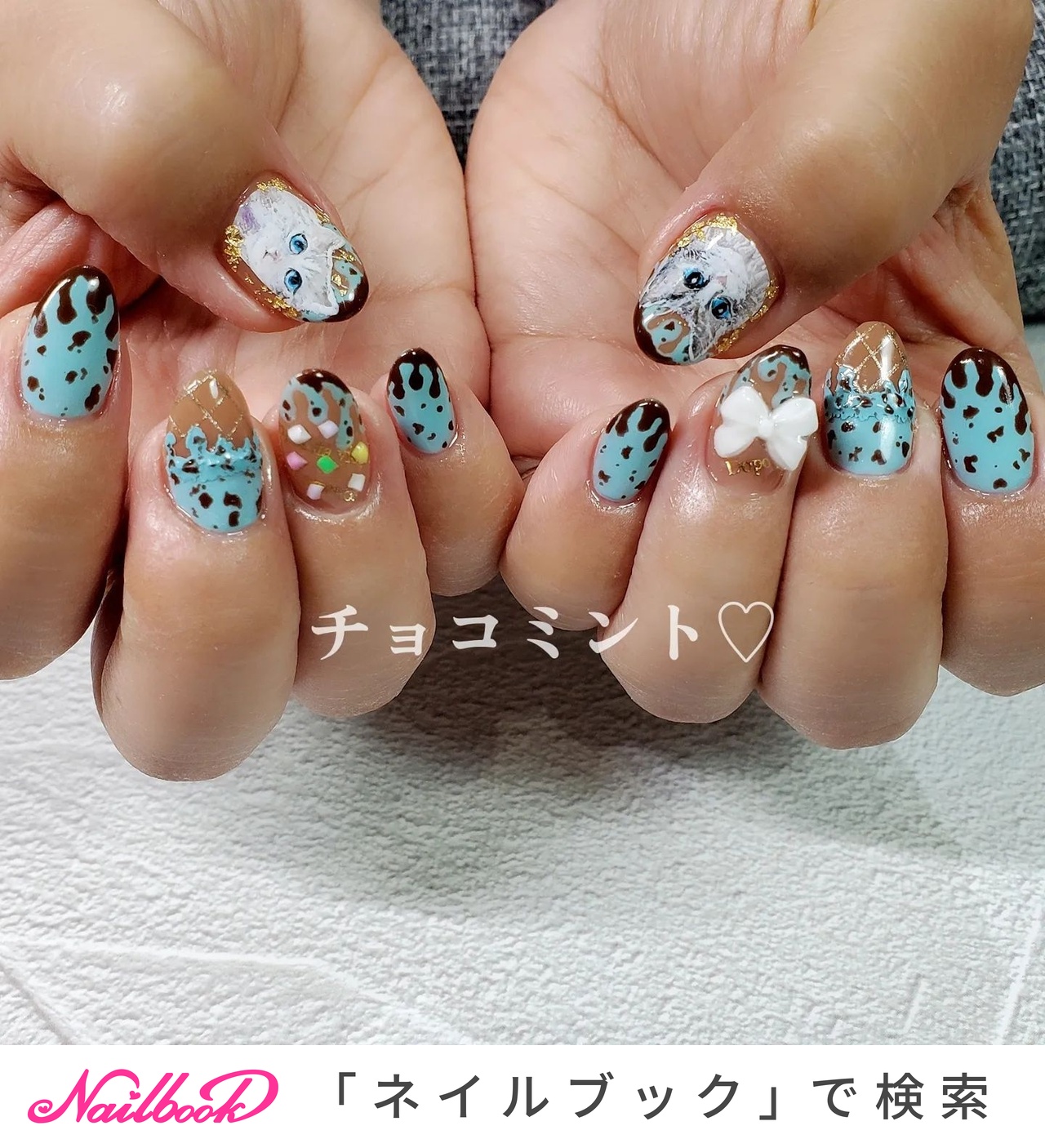 バレンタイン/リボン - tomomi kawasaki 八王子【momonail】のネイル