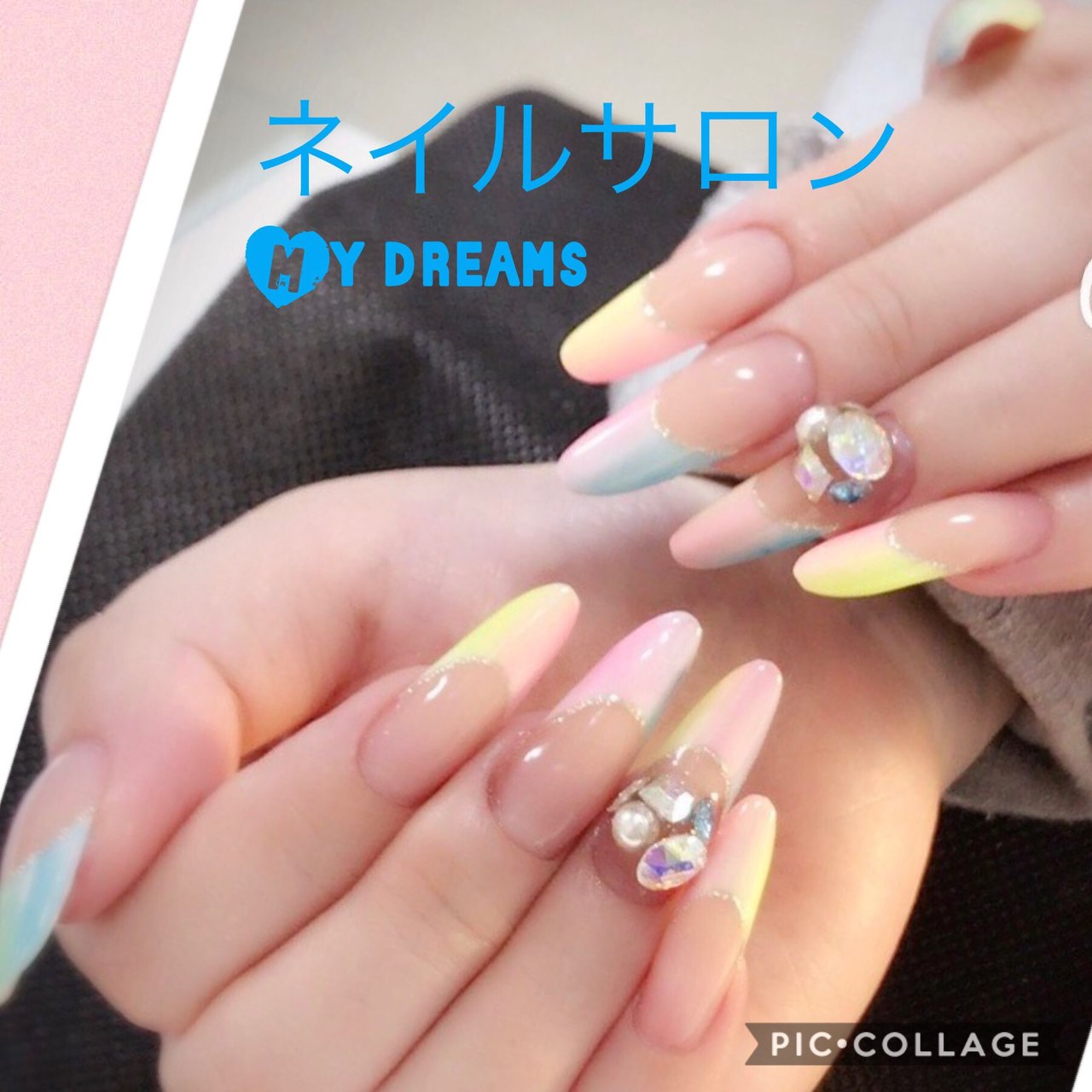 春 夏 デート ハンド フレンチ Anna Mydreams Nailsalonのネイルデザイン No ネイルブック