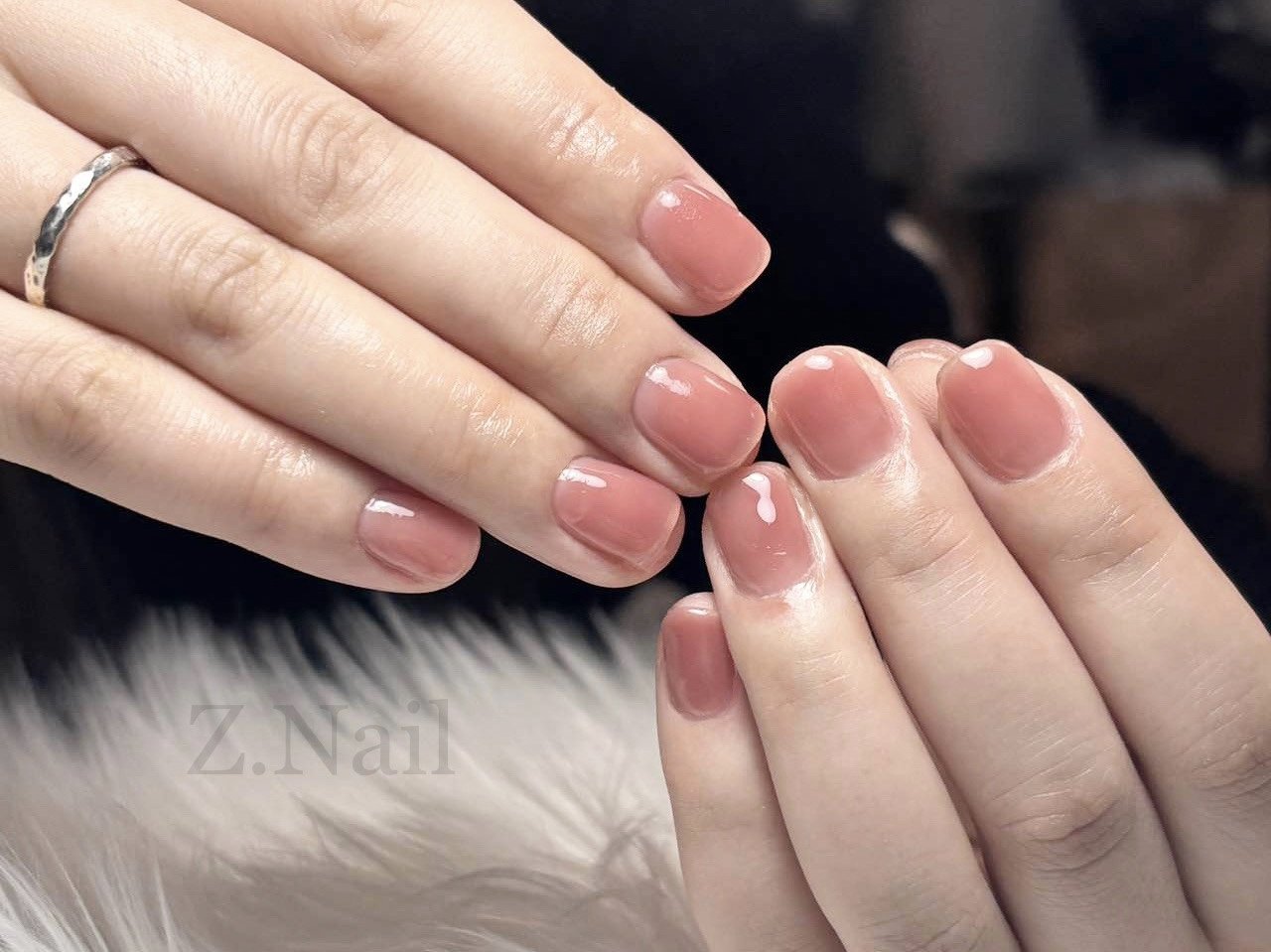 春/ハンド/ショート/ラウンド/ピンク - Z.Nailのネイルデザイン[No