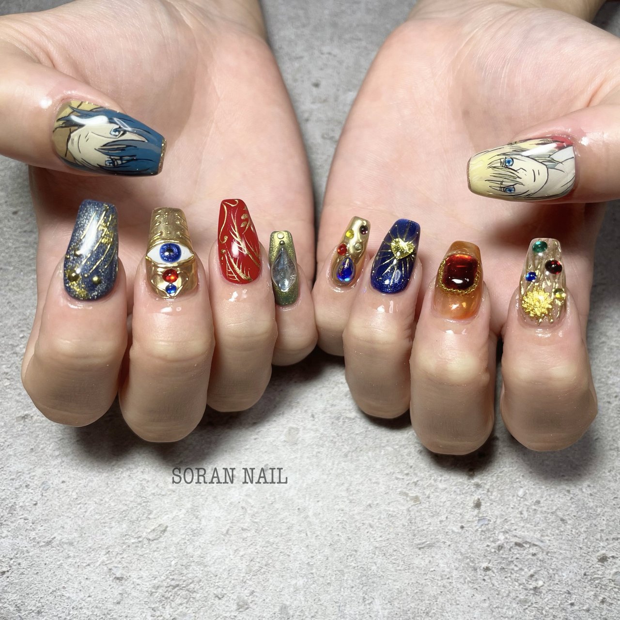 soran nailのネイルデザイン[No.8639646]｜ネイルブック