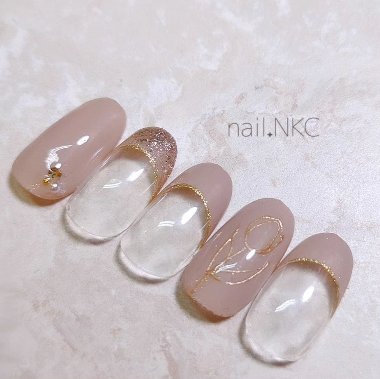 手が綺麗に見えるネイル/春/デート/女子会/ハンド - 福岡/香椎千早