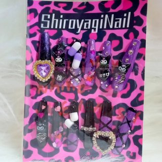 キッズネイル☆コギャルネイル☆ A14☆キッズネイルチップ