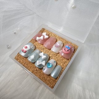 キルティング/おぱんちゅうさぎのネイルデザイン｜ネイルブック